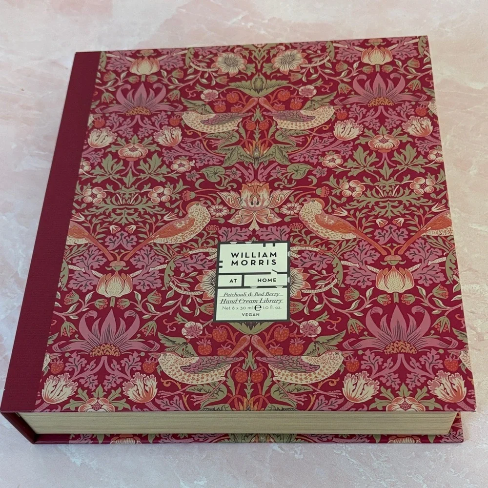 NEW! William Morris Women Patchouli & Red Berry Hand Cream Library - Vegan